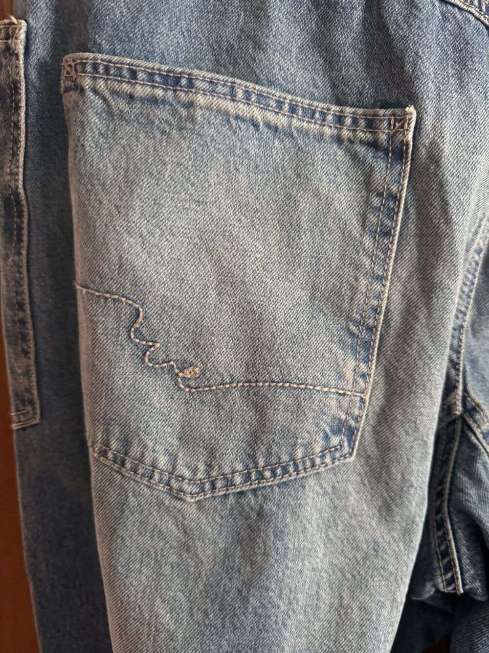 Free People We The Free High Hopes Moxie Jeans Indigo Size 32 NWT - Picture 10 of 13